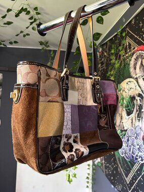 Patchwork Vintage Y2K Coach Bag